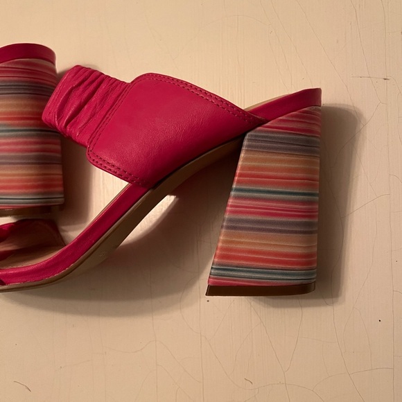 Anthropologie Capelli Rossi Striped Heels size 40 - Picture 3 of 12